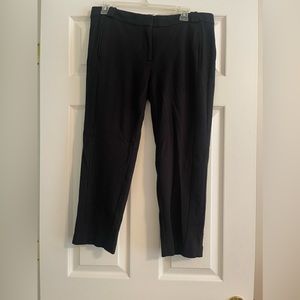 LOFT Black Cropped Pants size 6